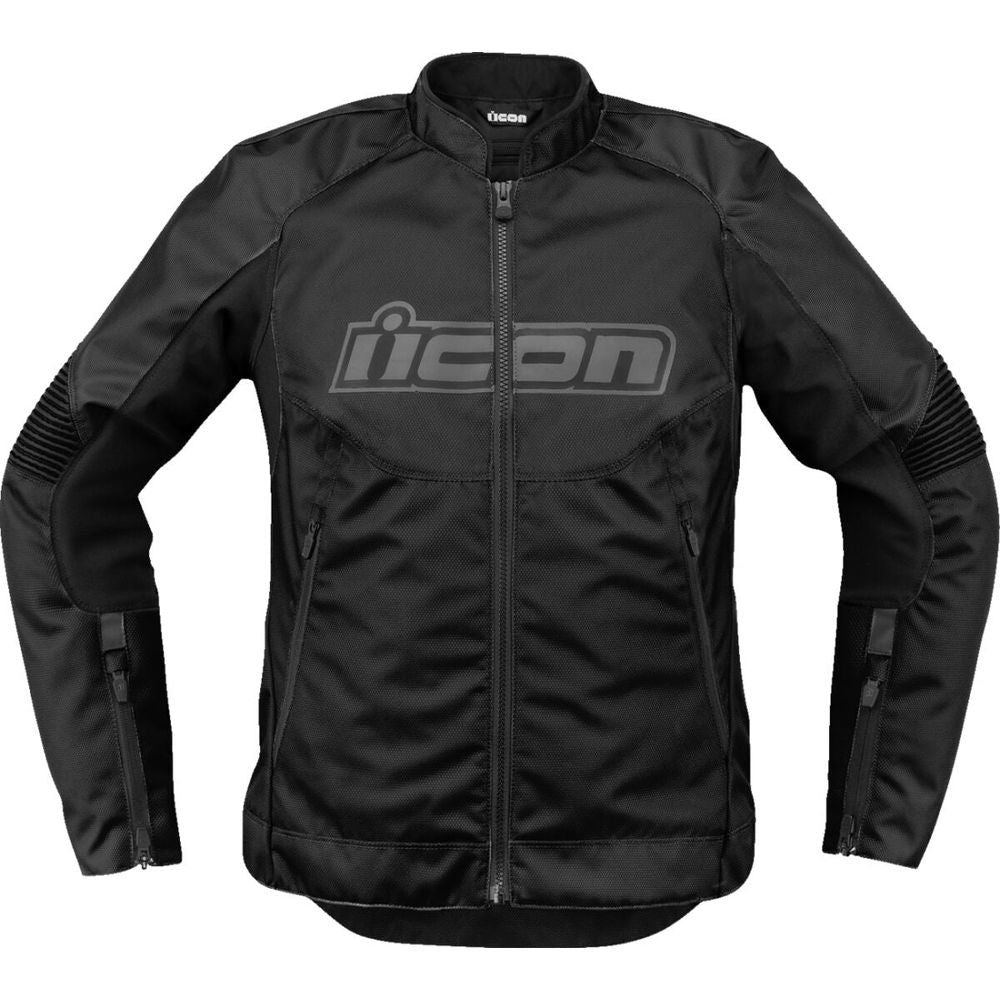 Icon Overlord 3 Ladies Textile Jacket Black FREE 1 YEAR Returns, FREE UK Delivery | ThrottleChimp