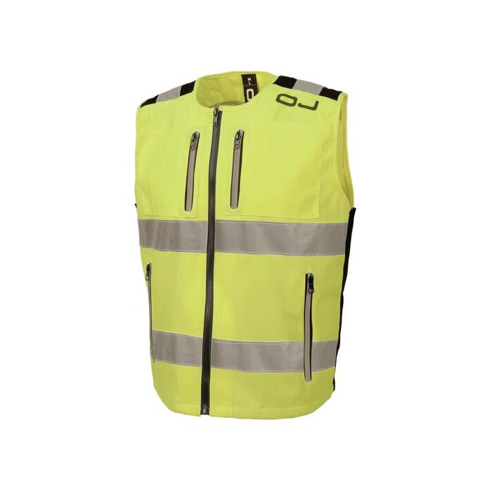 OJ Atmosfere Metropolitane Flash 2 High Visibility Vest Hi-Vis Yellow FREE 1 YEAR Returns, FREE UK Delivery | ThrottleChimp