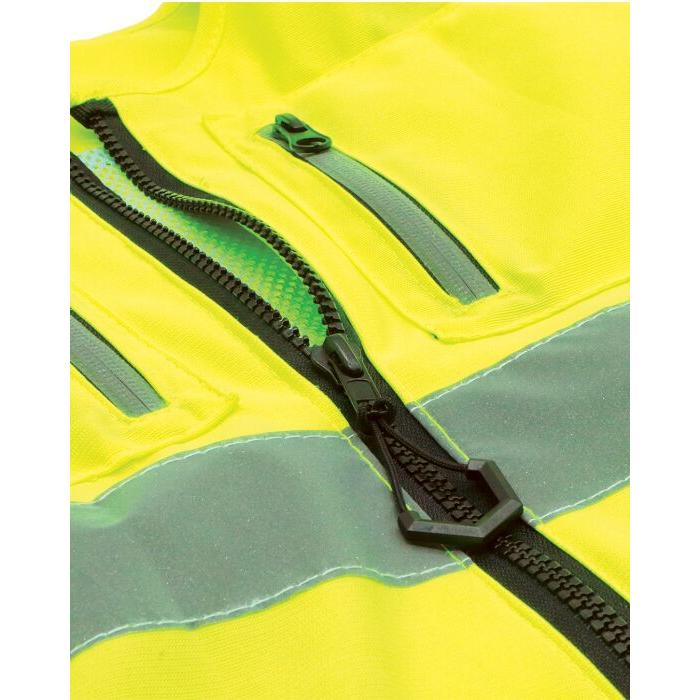 OJ Atmosfere Metropolitane Flash 2 High Visibility Vest Hi-Vis Yellow FREE 1 YEAR Returns, FREE UK Delivery | ThrottleChimp