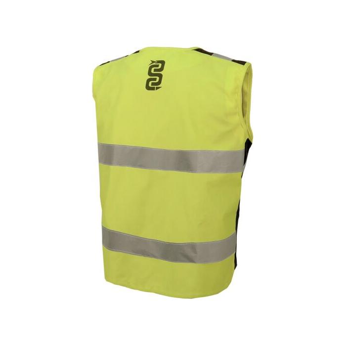 OJ Atmosfere Metropolitane Flash 2 High Visibility Vest Hi-Vis Yellow FREE 1 YEAR Returns, FREE UK Delivery | ThrottleChimp