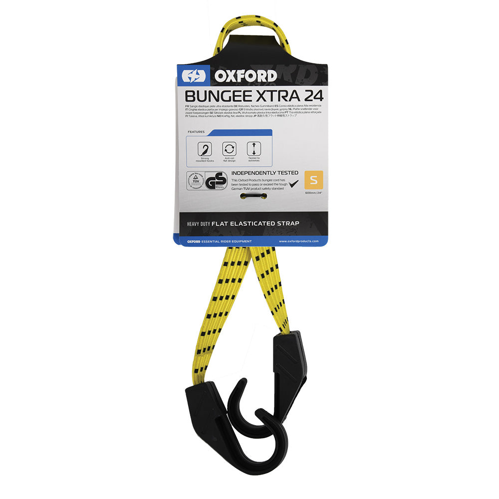 Oxford TUV / GS Bungee Xtra Strap Yellow FREE 1 YEAR Returns, FREE UK Delivery | ThrottleChimp