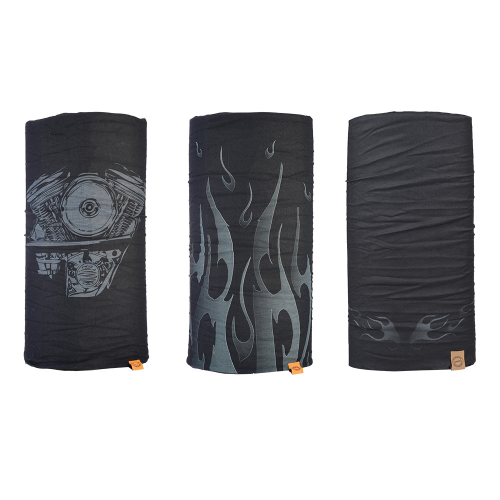 Oxford Comfy Head & Neckwear HD Graphics - Pack Of 3 FREE 1 YEAR Returns, FREE UK Delivery | ThrottleChimp