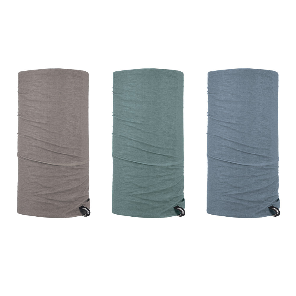 Oxford Comfy Head & Neckwear Grey / Taupe / Khaki - Pack Of 3 FREE 1 YEAR Returns, FREE UK Delivery | ThrottleChimp