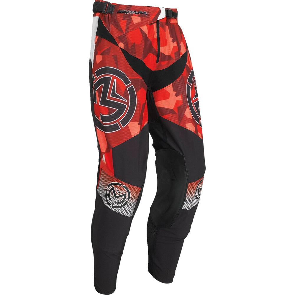 Moose Racing Sahara Trouser Red / Black FREE 1 YEAR Returns, FREE UK Delivery | ThrottleChimp