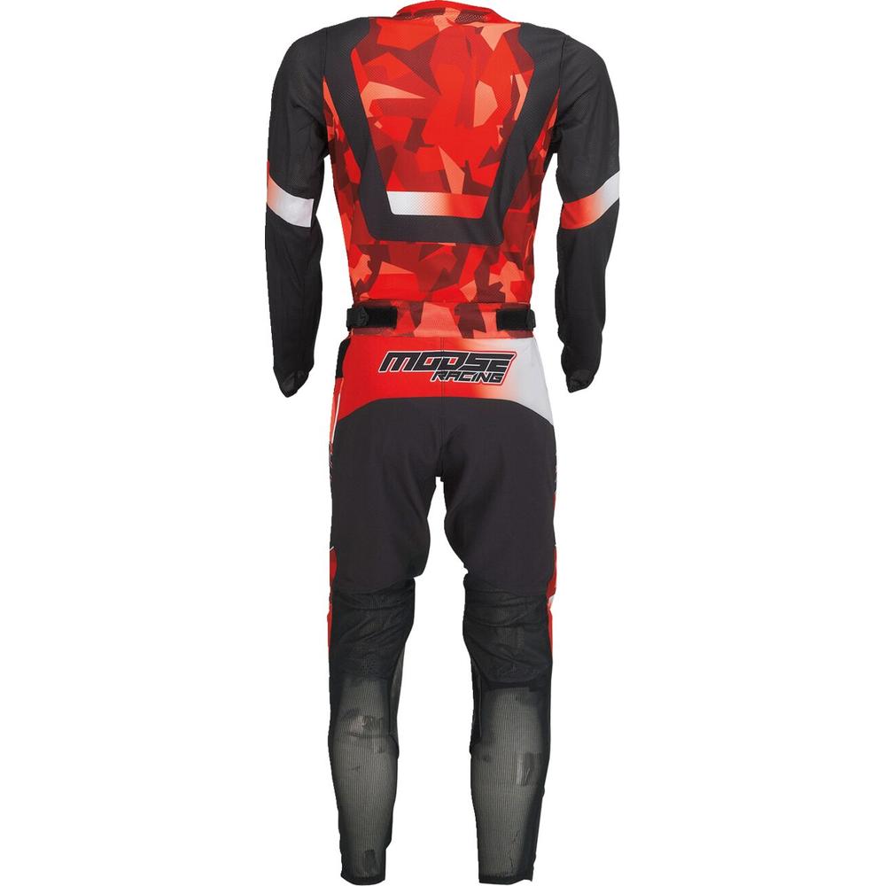 Moose Racing Sahara Trouser Red / Black FREE 1 YEAR Returns, FREE UK Delivery | ThrottleChimp