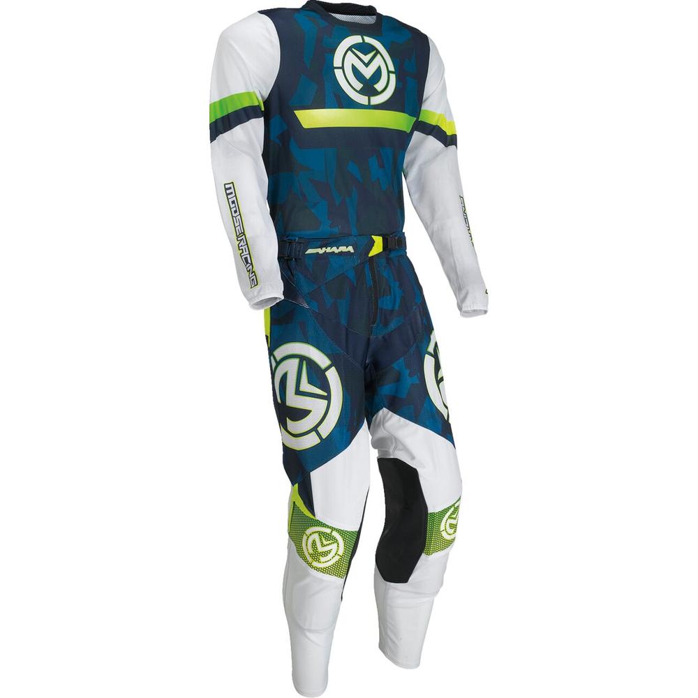 Moose Racing Sahara Trouser Blue / White / Black FREE 1 YEAR Returns, FREE UK Delivery | ThrottleChimp