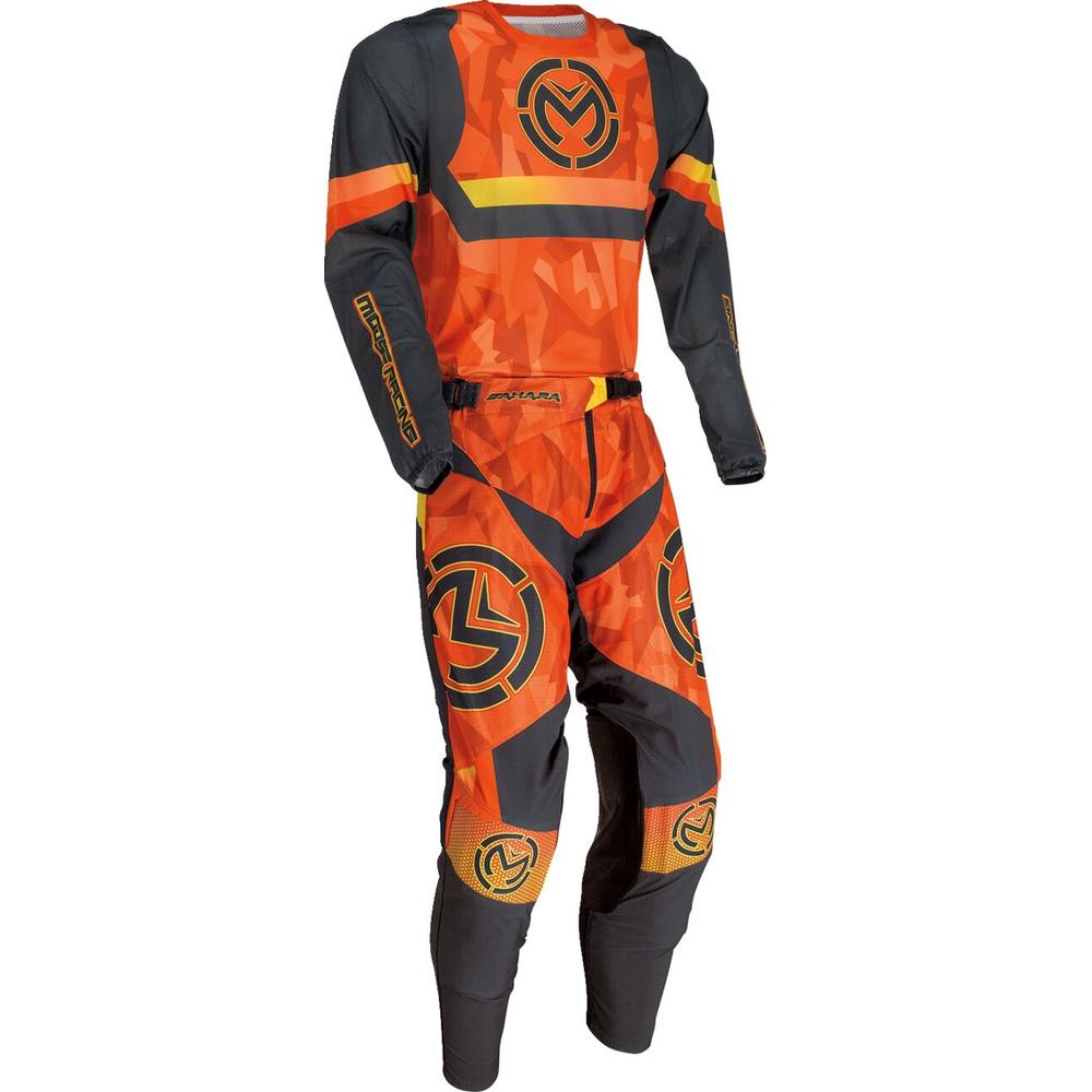 Moose Racing Sahara Trouser Orange / Black FREE 1 YEAR Returns, FREE UK Delivery | ThrottleChimp