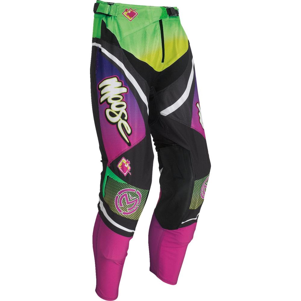 Moose Racing Sahara Trouser Purple / Green FREE 1 YEAR Returns, FREE UK Delivery | ThrottleChimp