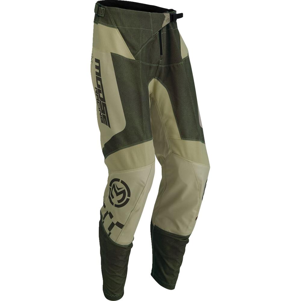 Moose Racing Qualifier Trouser Green / Tan FREE 1 YEAR Returns, FREE UK Delivery | ThrottleChimp