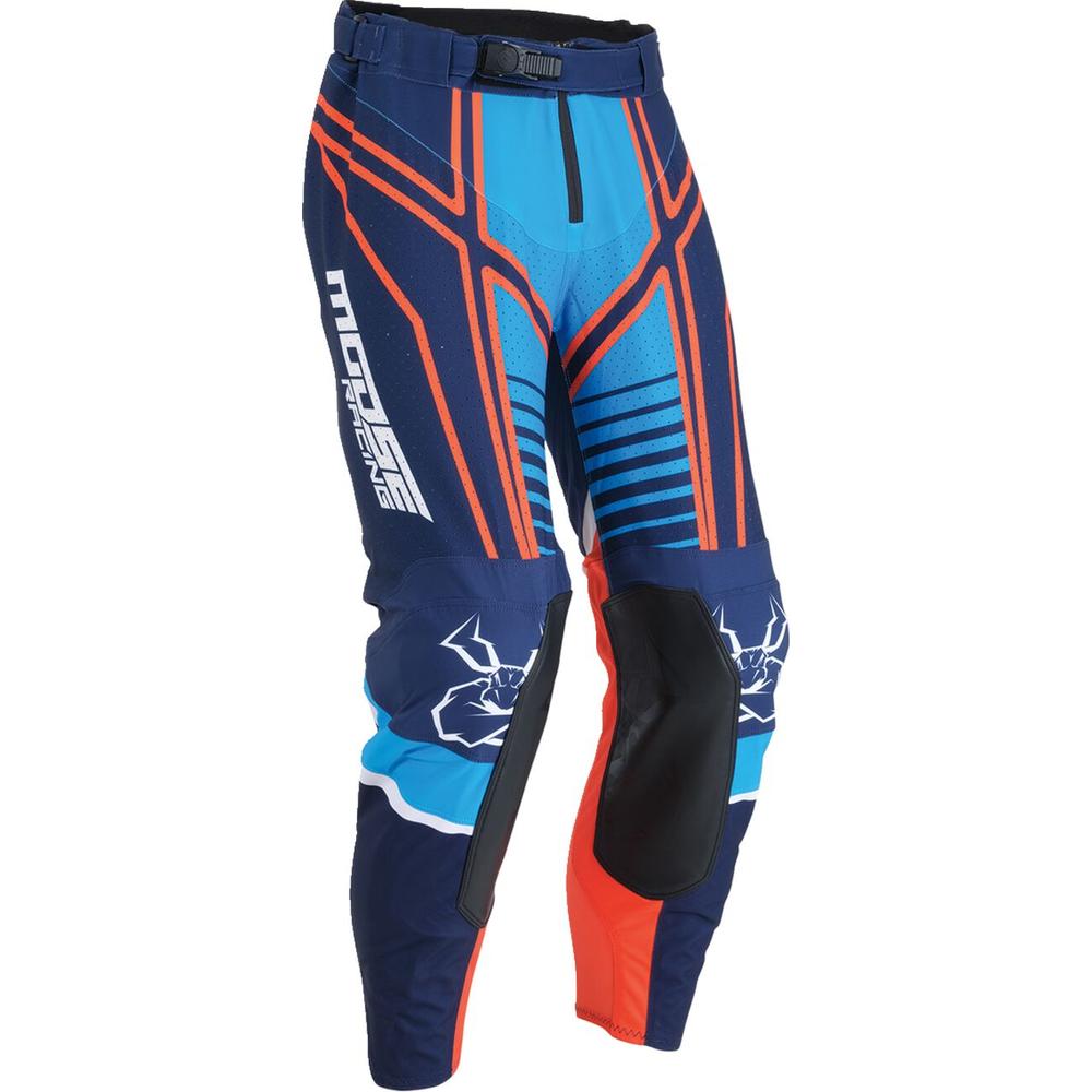 Moose Racing Agroid Trouser Blue / Orange FREE 1 YEAR Returns, FREE UK Delivery | ThrottleChimp