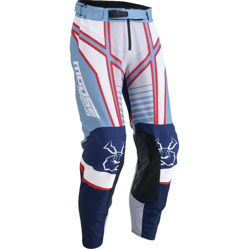 Moose Racing Agroid Trouser Grey / Blue FREE 1 YEAR Returns, FREE UK Delivery | ThrottleChimp