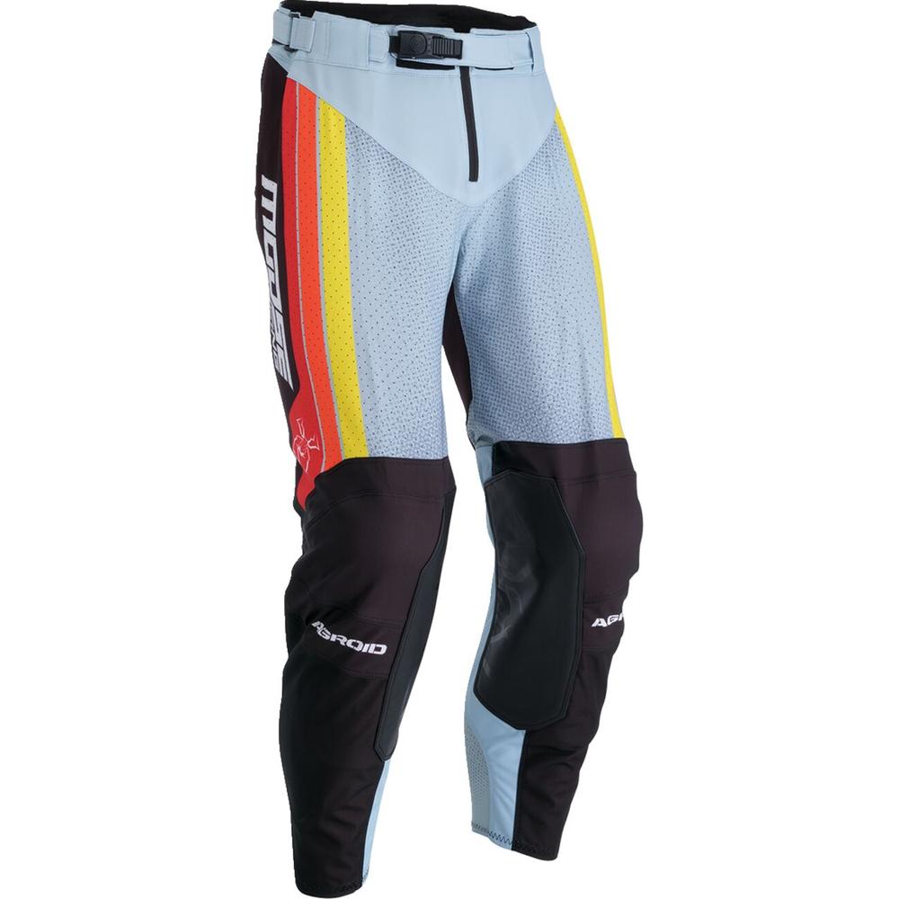 Moose Racing Agroid Trouser Grey / Yellow FREE 1 YEAR Returns, FREE UK Delivery | ThrottleChimp