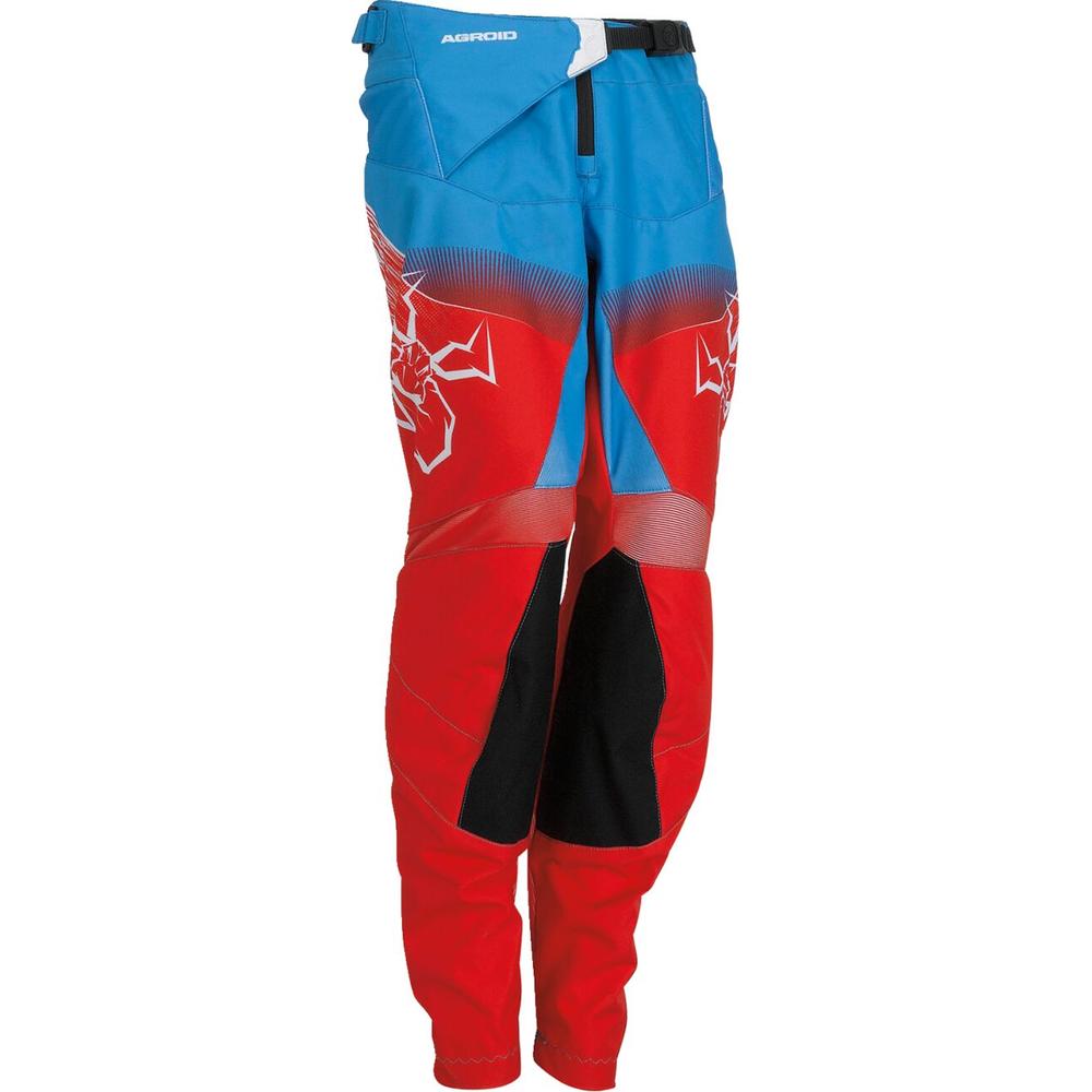 Moose Racing Agroid Youth Trouser Red / White / Blue FREE 1 YEAR Returns, FREE UK Delivery | ThrottleChimp