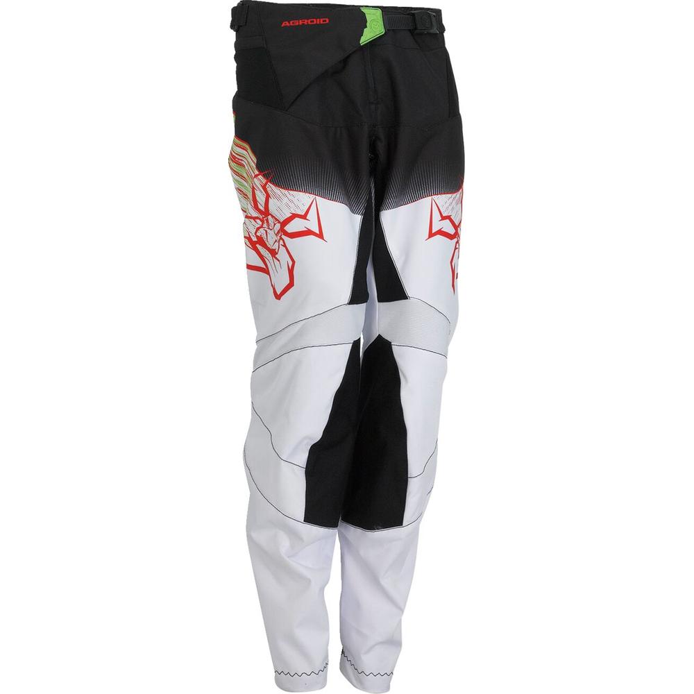 Moose Racing Agroid Youth Trouser Green / Red / Black FREE 1 YEAR Returns, FREE UK Delivery | ThrottleChimp