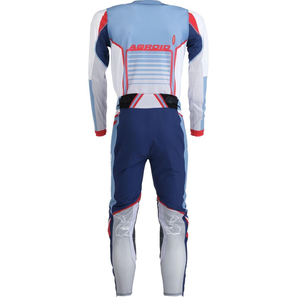 Moose Racing Agroid Jersey Grey / Blue FREE 1 YEAR Returns, FREE UK Delivery | ThrottleChimp