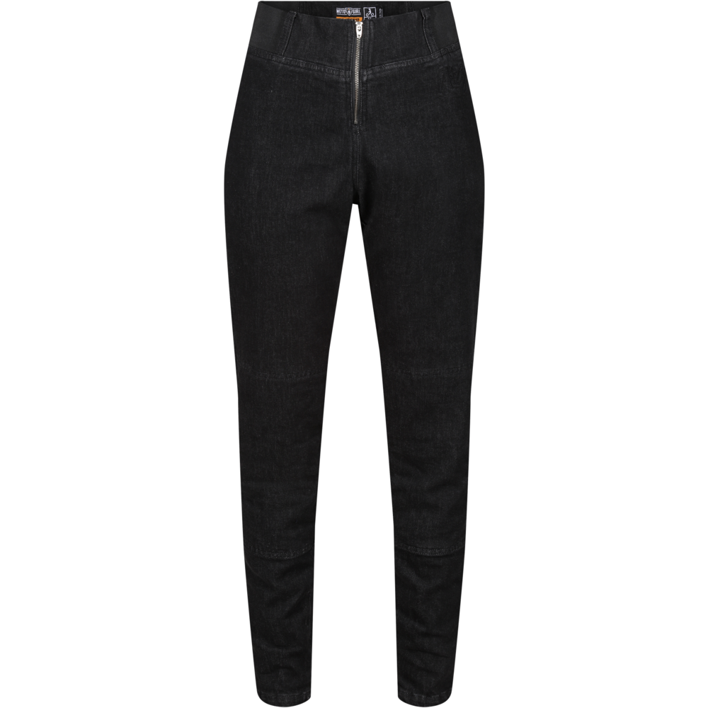 MotoGirl Julia Ladies Textile Jeggings Black FREE 1 YEAR Returns, FREE UK Delivery | ThrottleChimp