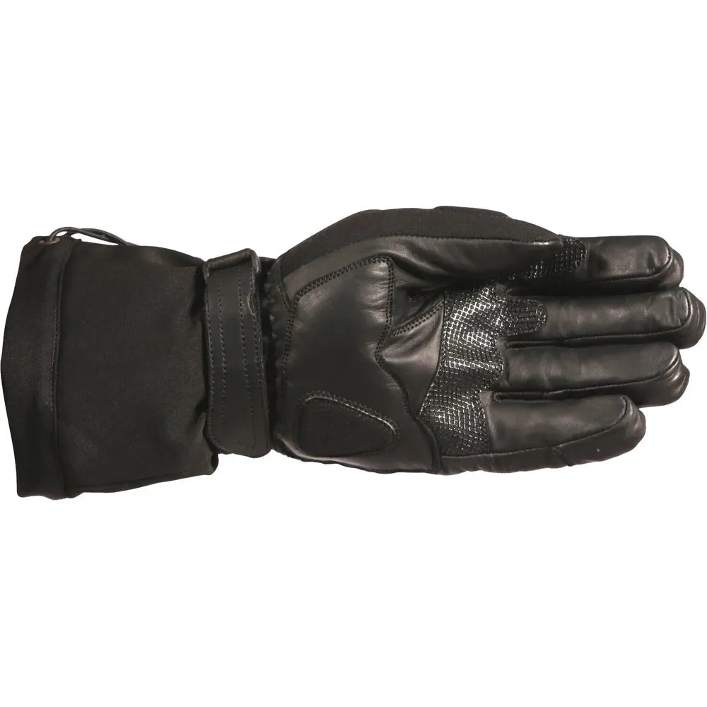 Duchinni Fairmont Leather / Textile Gloves Black / Neon FREE 1 YEAR Returns, FREE UK Delivery | ThrottleChimp