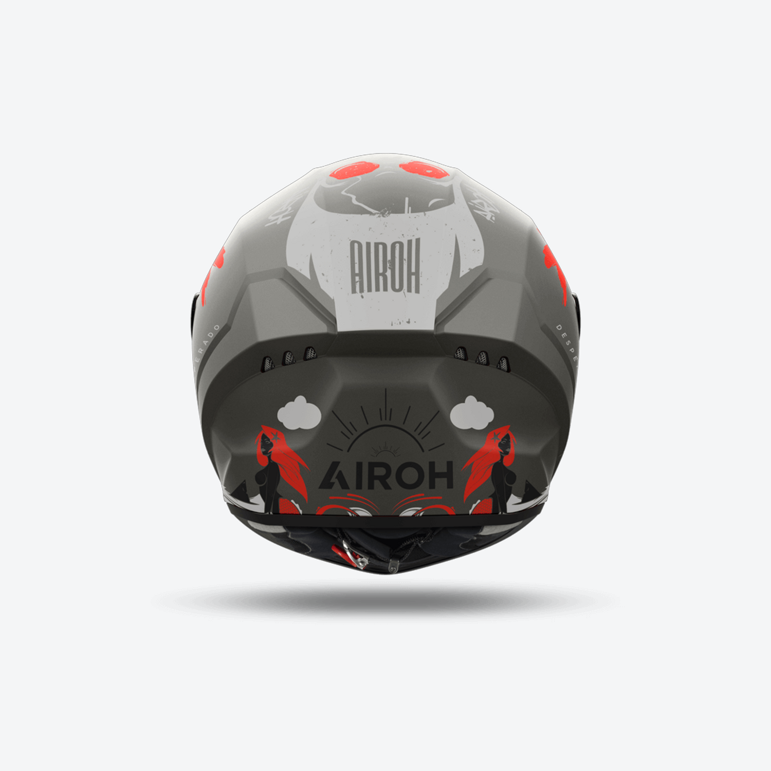Airoh Connor Full Face Helmet Desperado Matt Orange FREE 1 YEAR Returns, FREE UK Delivery | ThrottleChimp