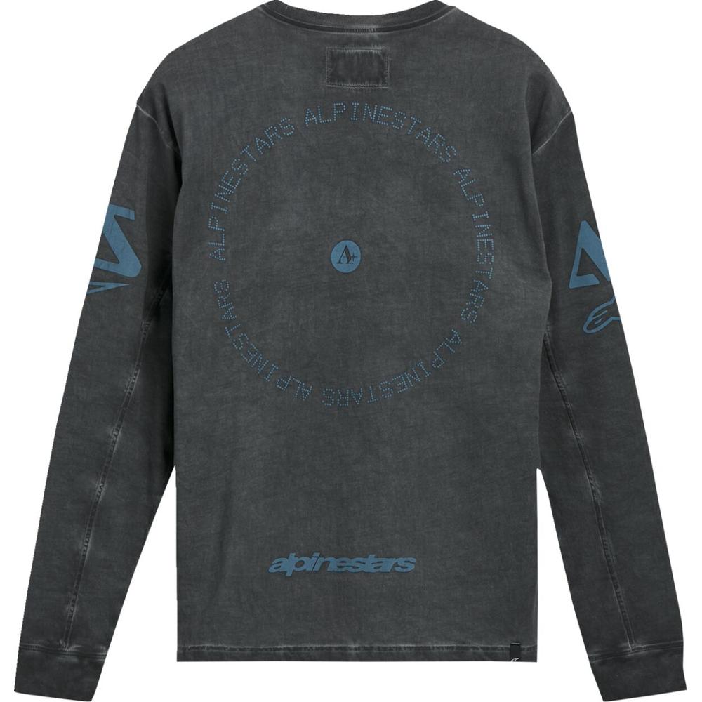 Alpinestars Nook Knit Long Sleeves T-Shirt Dark Grey FREE 1 YEAR Returns, FREE UK Delivery | ThrottleChimp