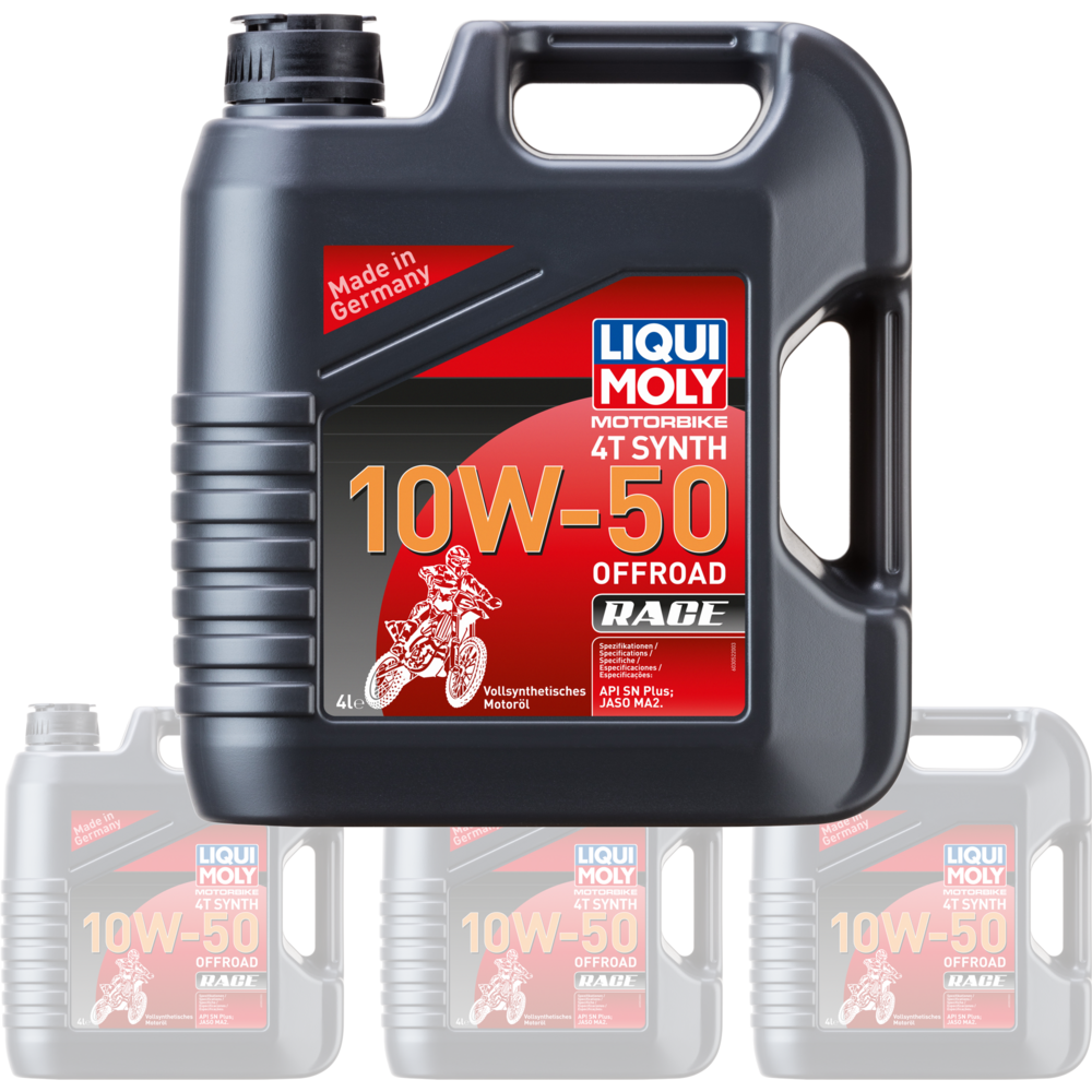 Liqui Moly 4 Stroke Fully Synthetic Offroad Race 10W-50 Oil - Box Of 4 FREE 1 YEAR Returns, FREE UK Delivery | ThrottleChimp