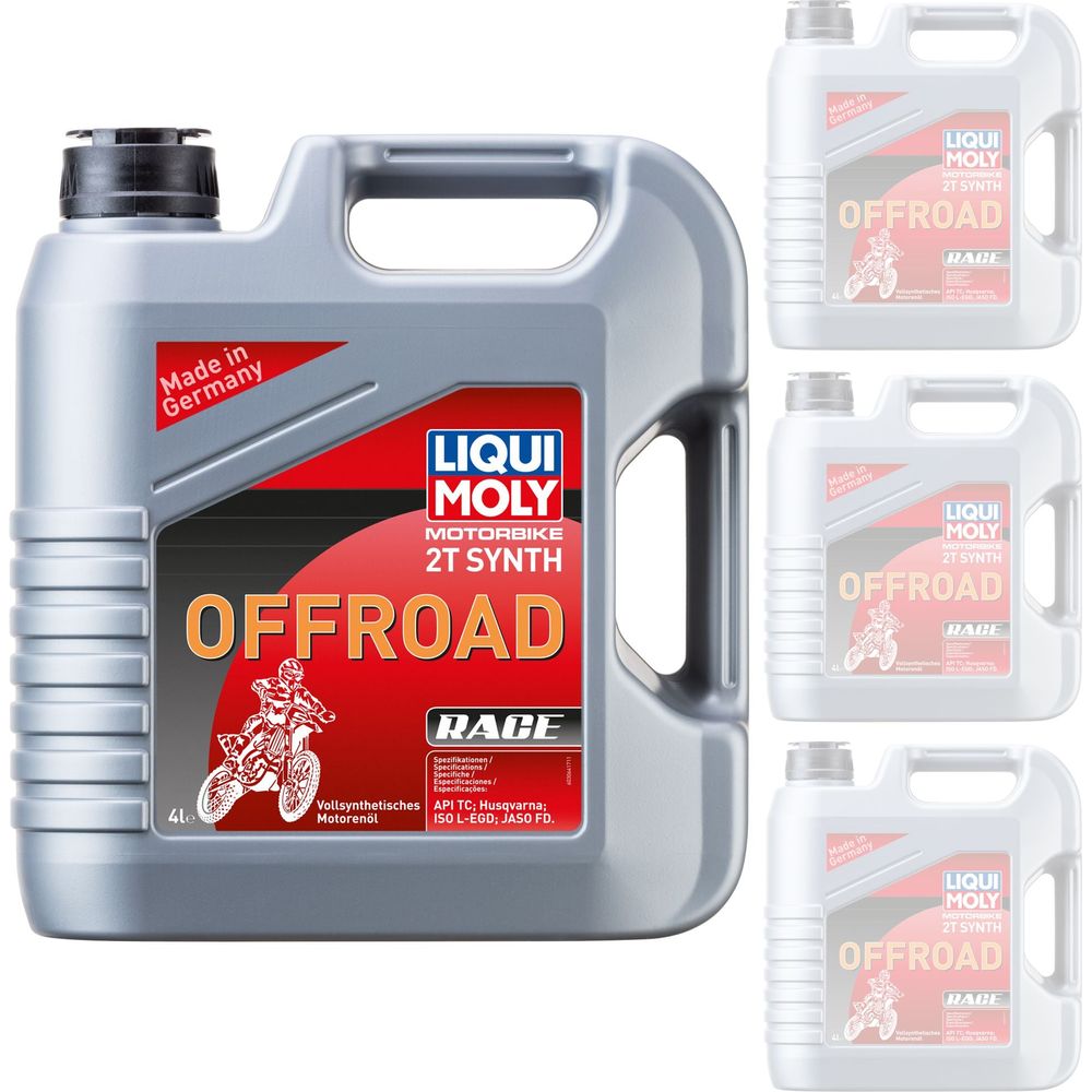 Liqui Moly 2 Stroke Fully Synthetic Offroad Race Oil - Box Of 4 FREE 1 YEAR Returns, FREE UK Delivery | ThrottleChimp