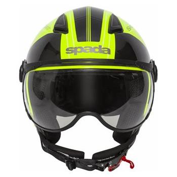 Spada Hellion Twist Open Face Helmet Yellow FREE 1 YEAR Returns, FREE UK Delivery | ThrottleChimp