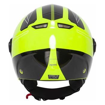 Spada Hellion Twist Open Face Helmet Yellow FREE 1 YEAR Returns, FREE UK Delivery | ThrottleChimp