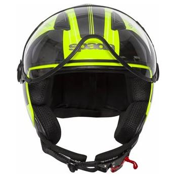 Spada Hellion Twist Open Face Helmet Yellow FREE 1 YEAR Returns, FREE UK Delivery | ThrottleChimp