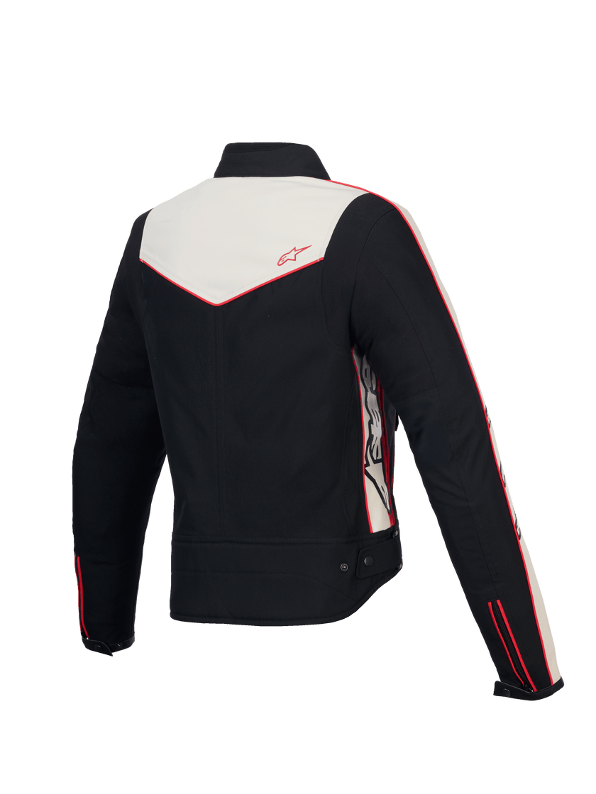 Alpinestars Stella T-Dyno WR Ladies Textile Jacket Black / Ecru / Bright Red FREE 1 YEAR Returns, FREE UK Delivery | ThrottleChimp