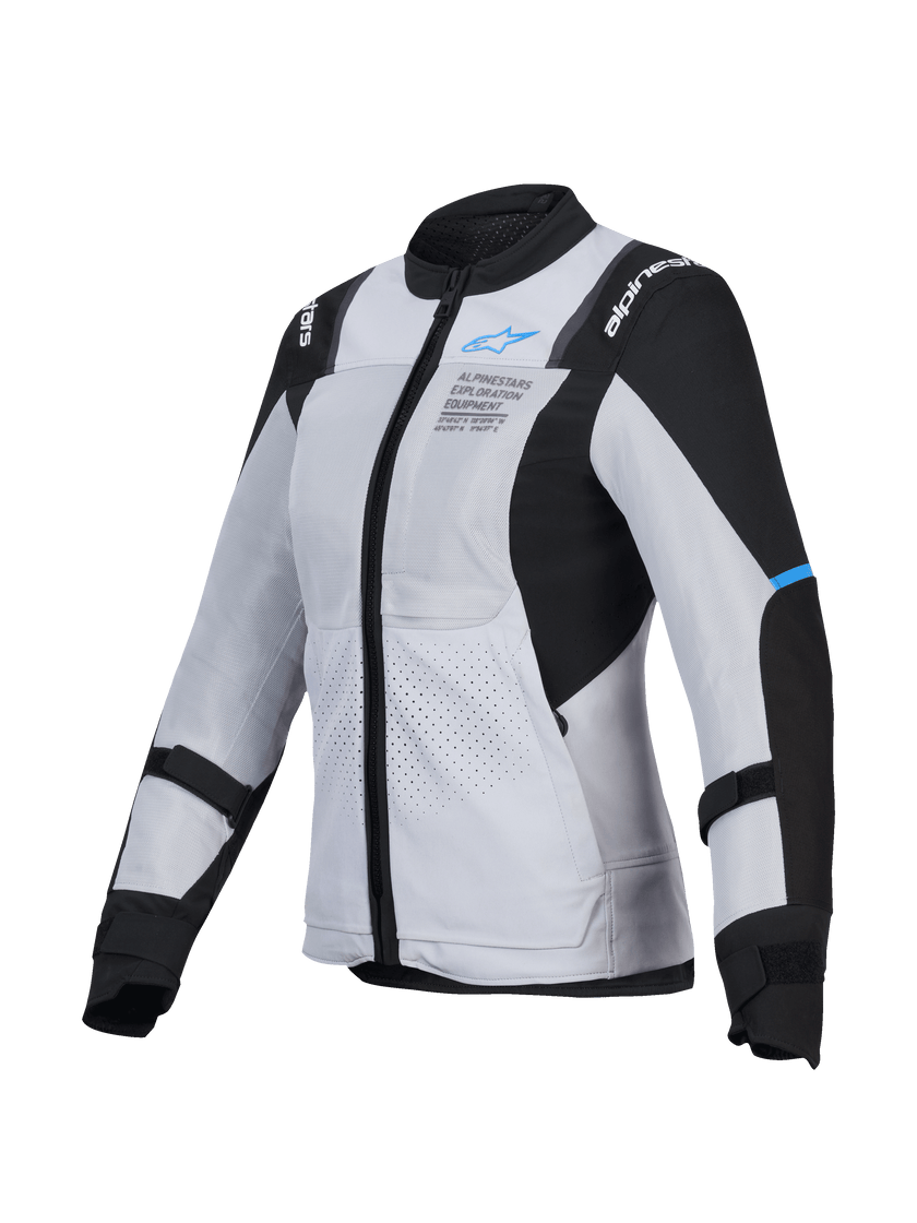 Alpinestars Stella ST-2 Air Ladies Textile Jacket Ice Grey / Black FREE 1 YEAR Returns, FREE UK Delivery | ThrottleChimp
