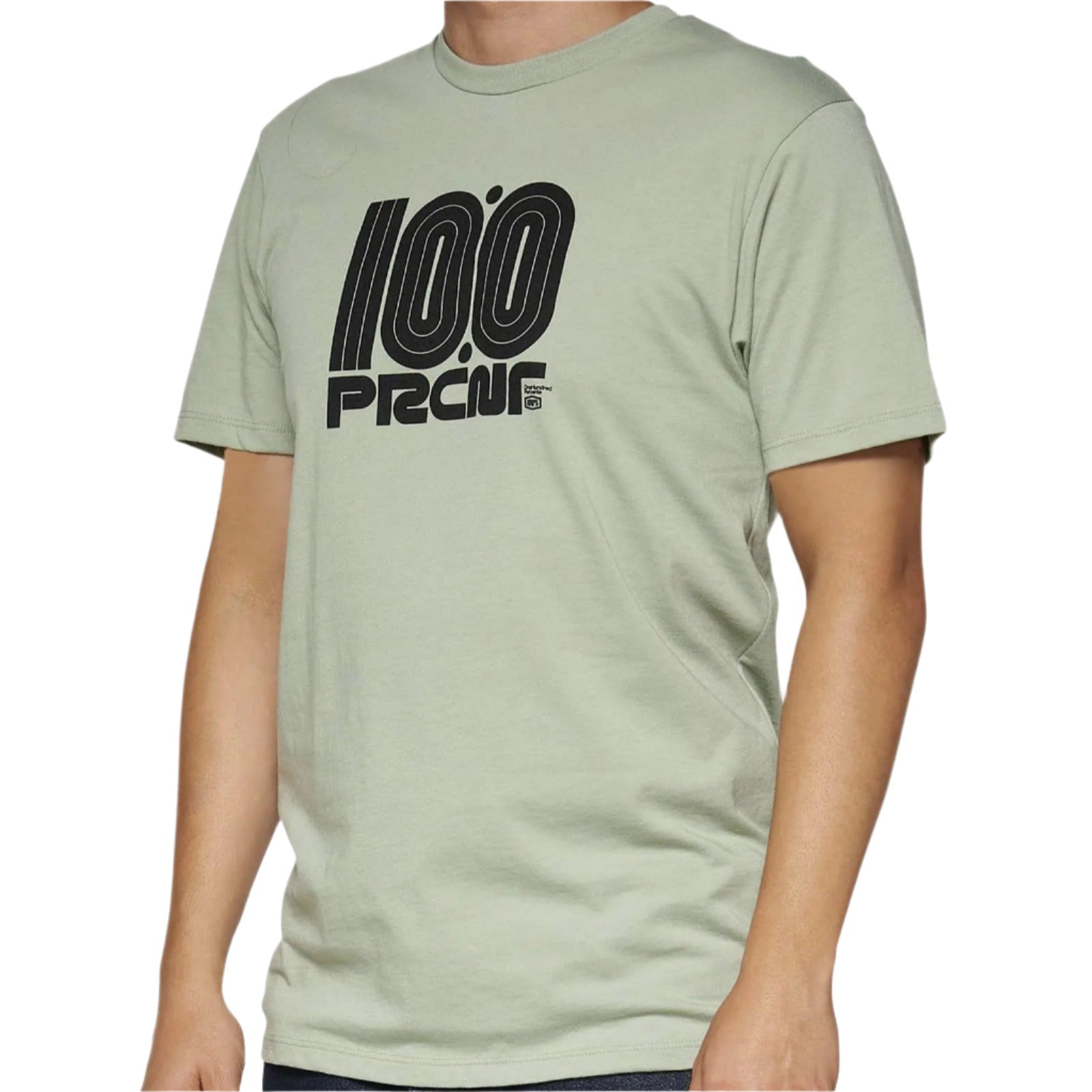 100% Pecten Cycle T-Shirt Slate Green - FREE 1 YEAR Returns, FREE UK Shipping | ThrottleChimp