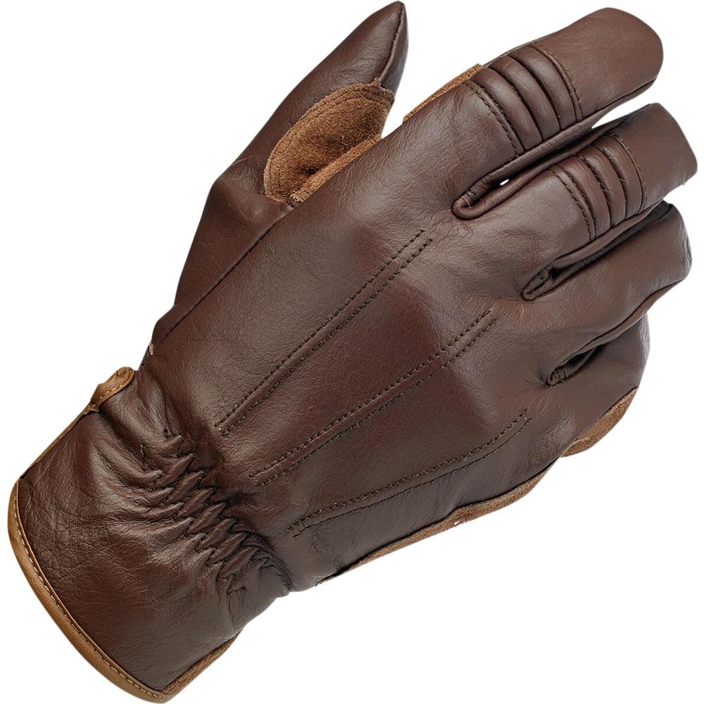 Biltwell Work Gloves Chocolate FREE 1 YEAR Returns, FREE UK Delivery | ThrottleChimp