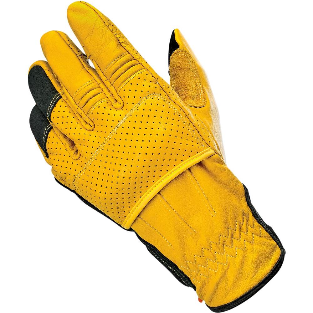 Biltwell Borrego Gloves Gold FREE 1 YEAR Returns, FREE UK Delivery | ThrottleChimp