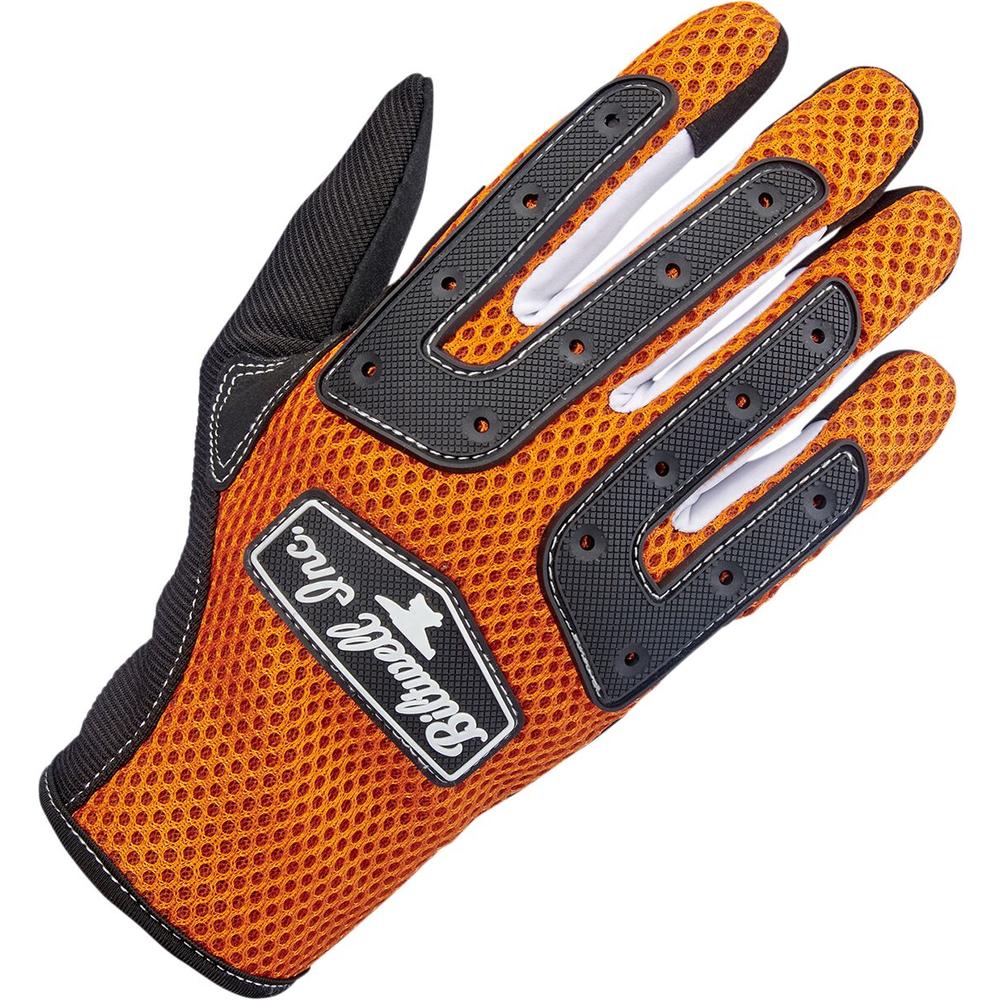 Biltwell Anza Gloves Orange / Black FREE 1 YEAR Returns, FREE UK Delivery | ThrottleChimp