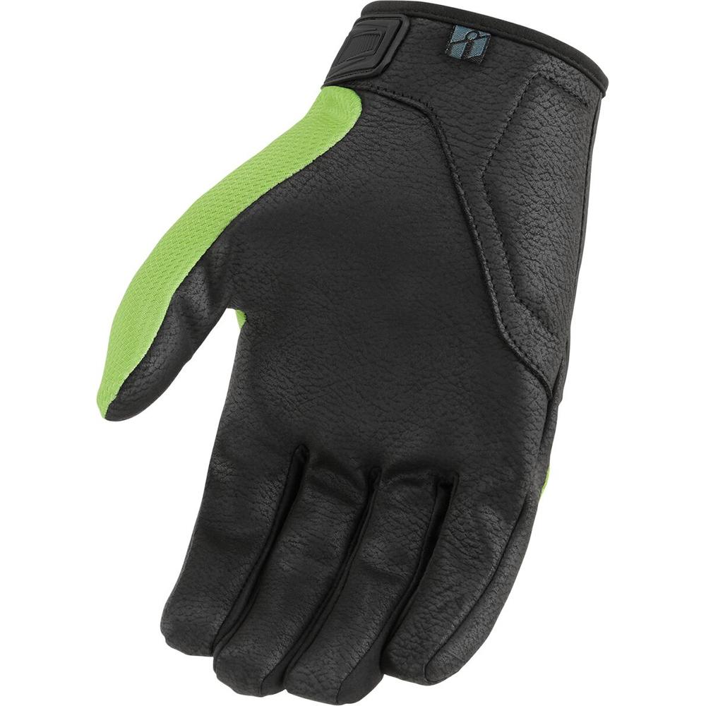 Icon Hooligan CE Gloves Green FREE 1 YEAR Returns, FREE UK Delivery | ThrottleChimp