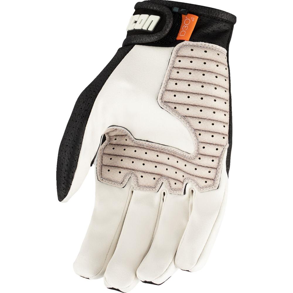 Icon Airform Slabtown Leather Gloves Black FREE 1 YEAR Returns, FREE UK Delivery | ThrottleChimp