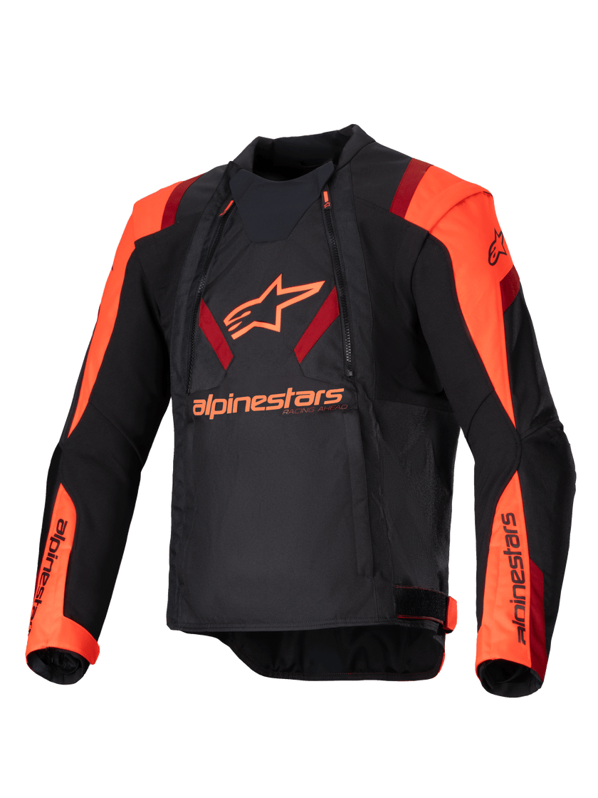 Alpinestars T-Stunt Air Textile Jacket Black / Fluo Red / Dark Red FREE 1 YEAR Returns, FREE UK Delivery | ThrottleChimp