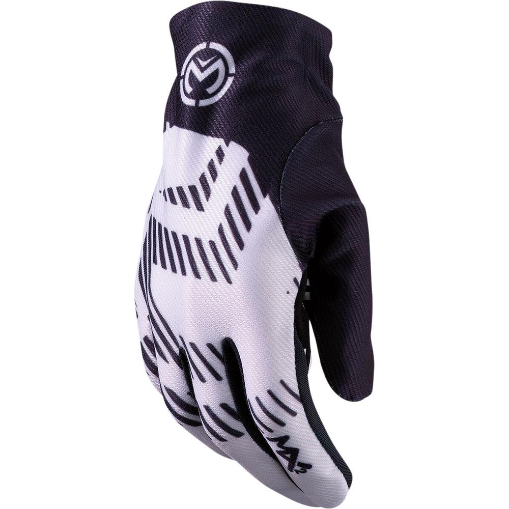 Moose Racing MX2 Textile Gloves White FREE 1 YEAR Returns, FREE UK Delivery | ThrottleChimp