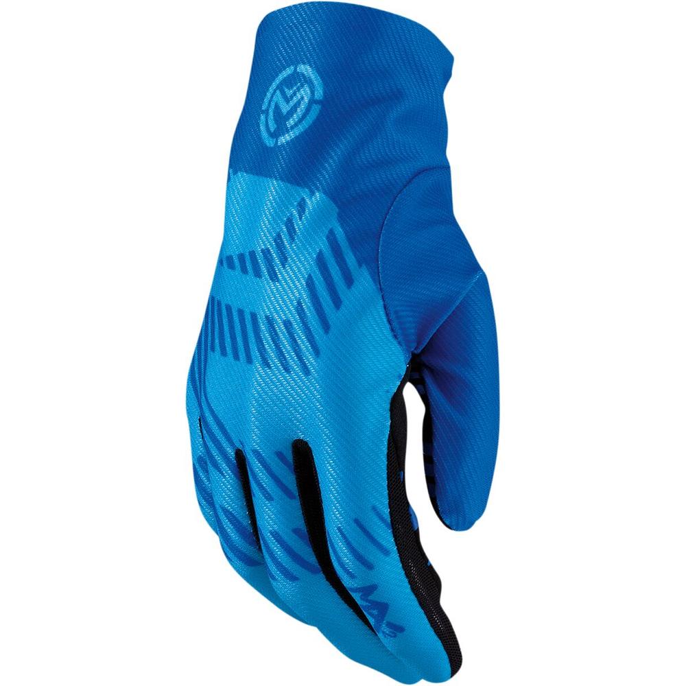 Moose Racing MX2 Textile Gloves Blue FREE 1 YEAR Returns, FREE UK Delivery | ThrottleChimp