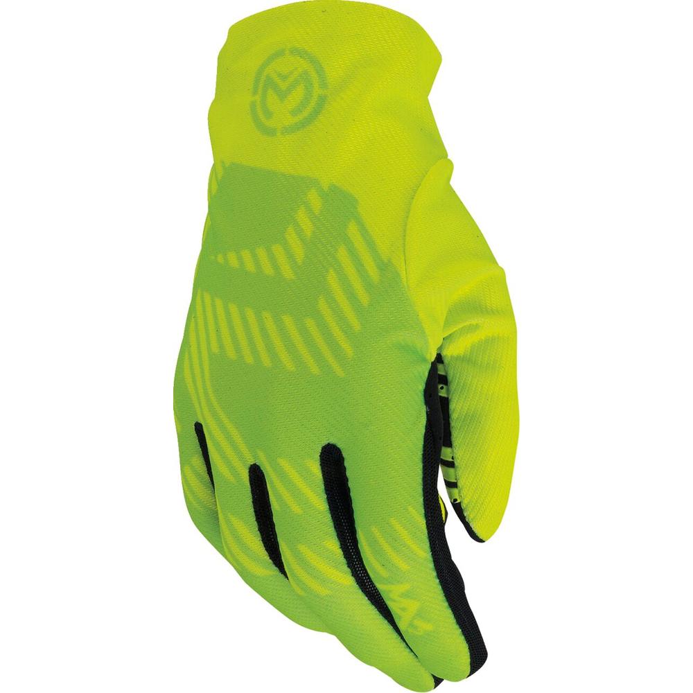 Moose Racing MX2 Textile Gloves Hi-Viz Green FREE 1 YEAR Returns, FREE UK Delivery | ThrottleChimp
