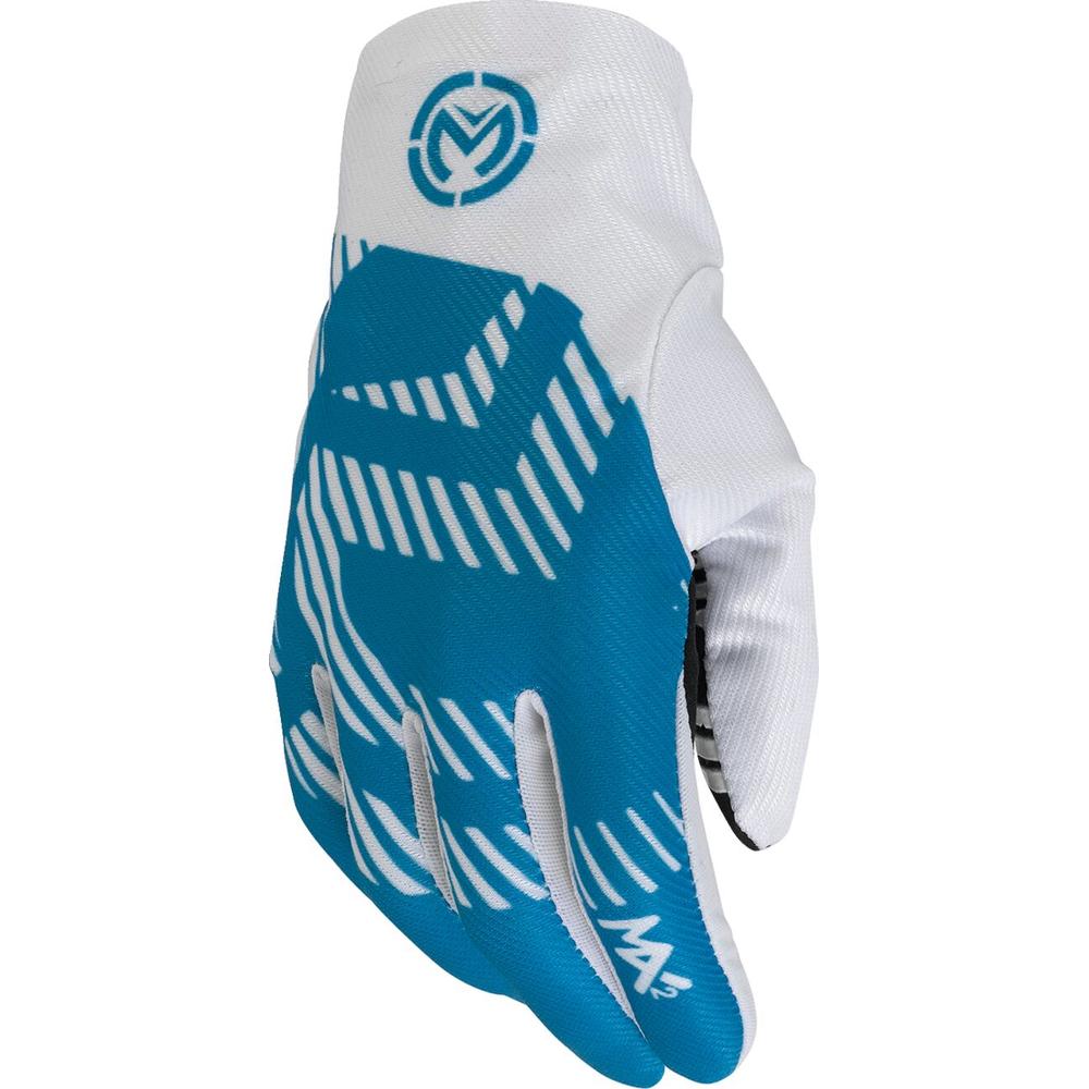 Moose Racing MX2 Textile Gloves Blue / White FREE 1 YEAR Returns, FREE UK Delivery | ThrottleChimp