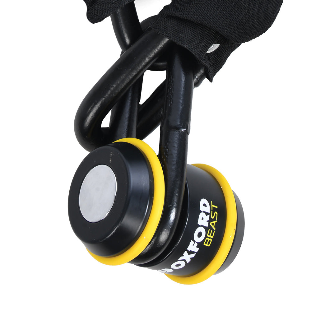 Oxford Beast Lock Black / Yellow FREE 1 YEAR Returns, FREE UK Delivery | ThrottleChimp