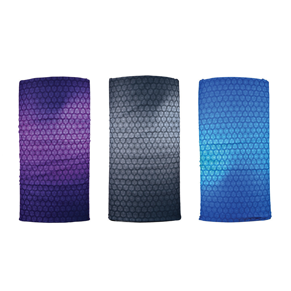 Oxford Comfy Multifunctional Head & Neckwear Prismatic - Pack Of 3 FREE 1 YEAR Returns, FREE UK Delivery | ThrottleChimp