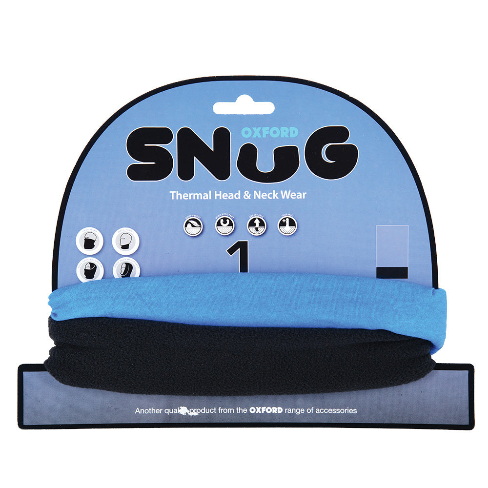 Oxford Snug Thermal Head & Neckwear Blue FREE 1 YEAR Returns, FREE UK Delivery | ThrottleChimp