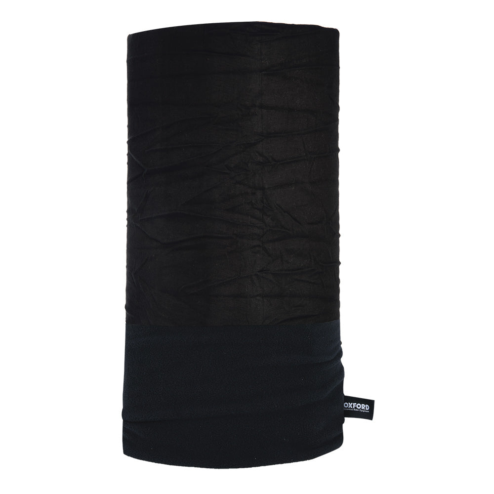 Oxford Snug Thermal Head & Neckwear Black FREE 1 YEAR Returns, FREE UK Delivery | ThrottleChimp