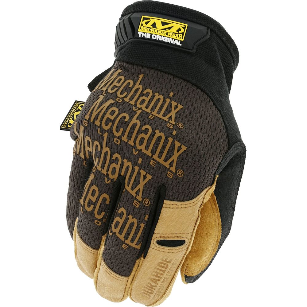 Mechanix Wear Durahide Original Utility Leather Gloves Brown FREE 1 YEAR Returns, FREE UK Delivery | ThrottleChimp