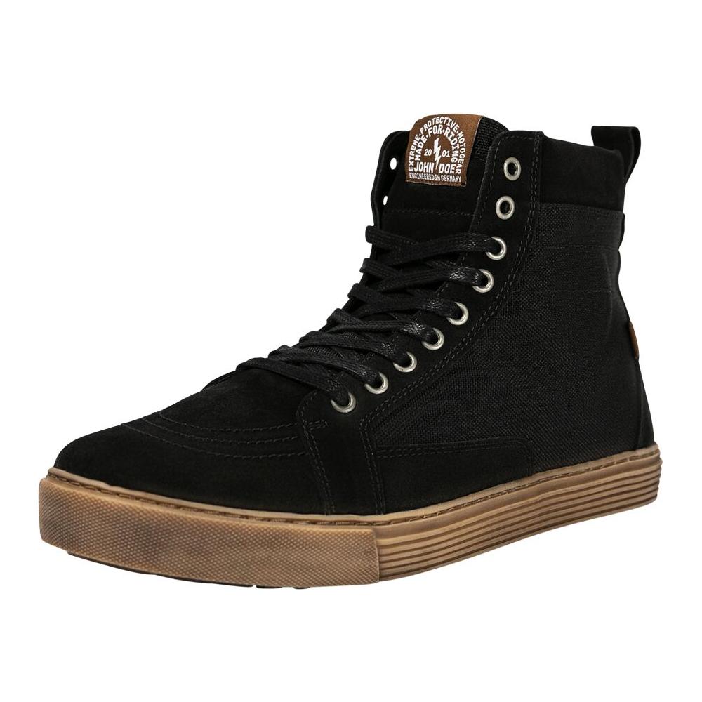 John Doe Neo Riding Boots Black / Brown FREE 1 YEAR Returns, FREE UK Delivery | ThrottleChimp