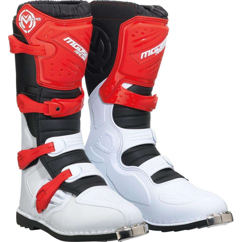 Moose Racing Qualifier MX Boots Red FREE 1 YEAR Returns, FREE UK Delivery | ThrottleChimp
