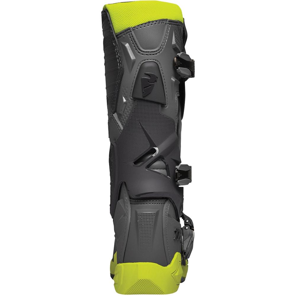 Thor Radial MX Boots Grey / Fluo Yellow FREE 1 YEAR Returns, FREE UK Delivery | ThrottleChimp