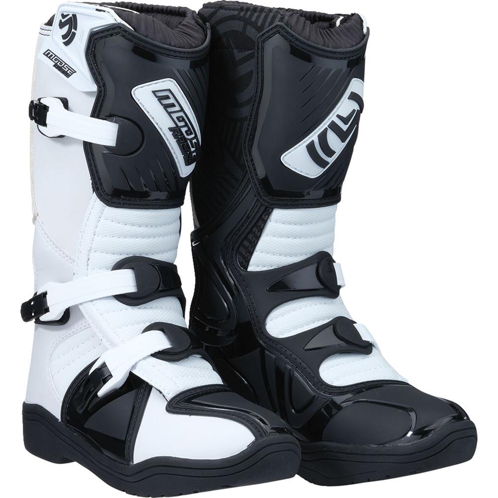 Moose Racing S18Y M1.3 Youth Off-Road Boots Black / White FREE 1 YEAR Returns, FREE UK Delivery | ThrottleChimp